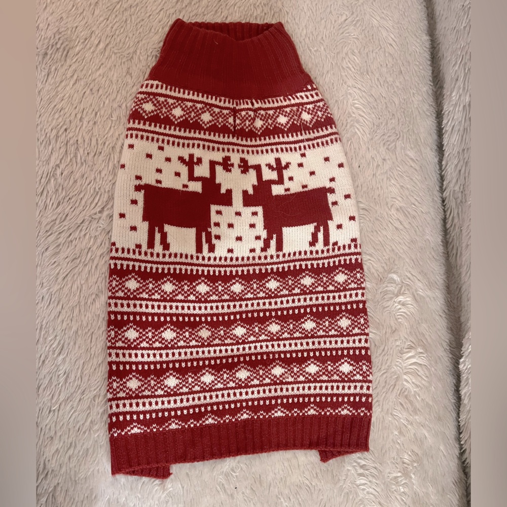 NWOT dog Xmas sweater